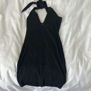 Princess Polly tie halter neck mini dress. Size 2